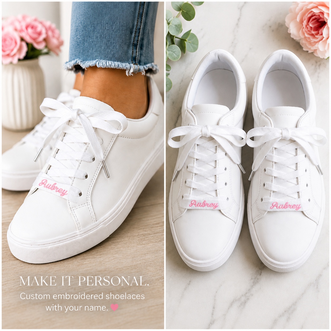 Custom Embroidered Shoelaces
